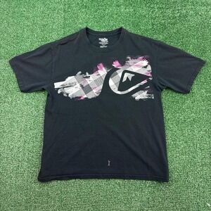 Y2K Quiksilver abstract logo graphic tee